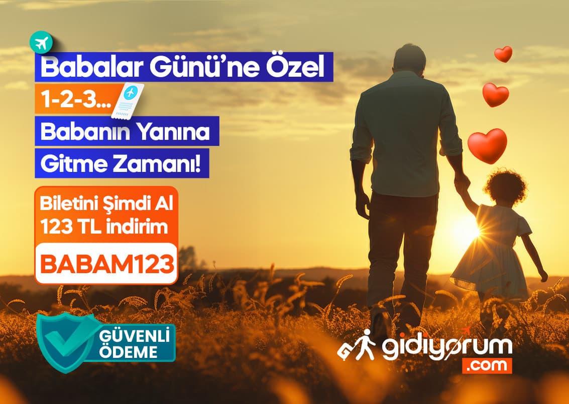 Babalar Günü'ne Özel 123 TL İndirim