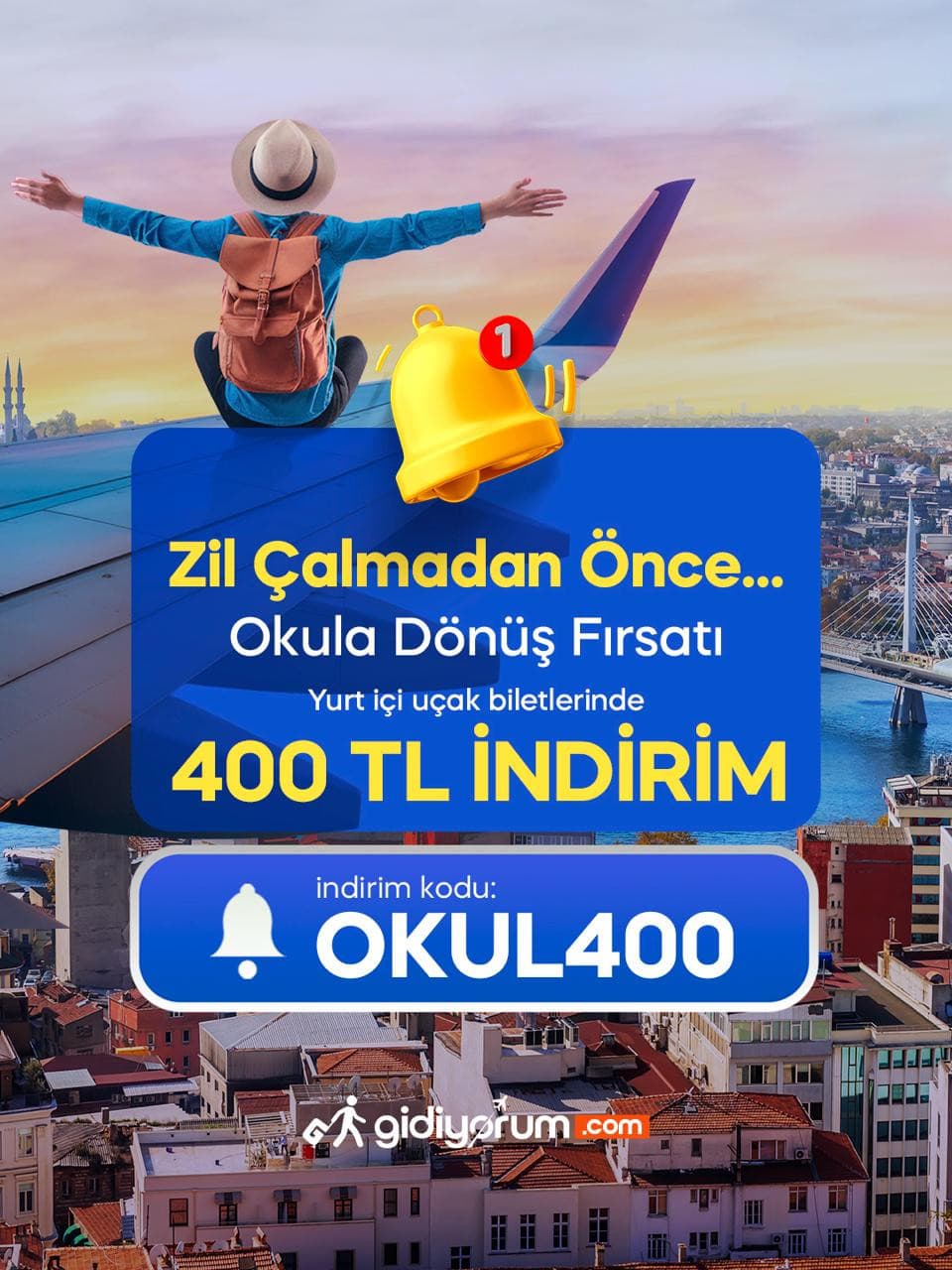 Okula Dönüşte 400 TL İndirim!