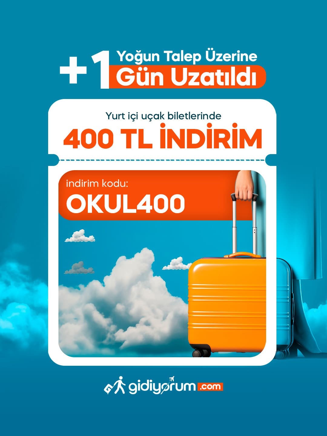 Okula Dönüş Fırsatını 1 Gün Daha Uzattık