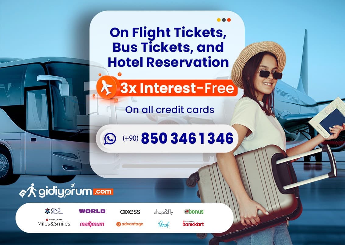 Plan Your Trip with 3 Interest-Free Installments